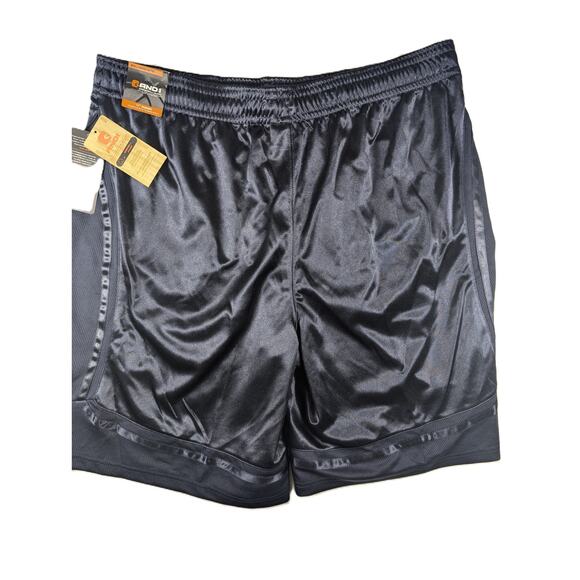 AND1 Shorts Men's Navy Blue Mesh Basketball Pull On Size 2XL Activewear - Picture 2 of 6